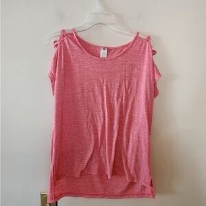 Active life pink t shirt size womens large